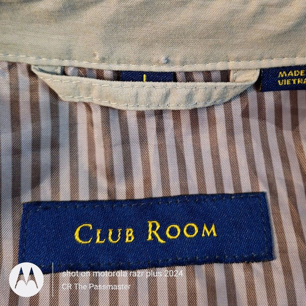 Vintage Club Room Logo "Member's Only" Bomber Jacket Size US L - Picture 8 of 10